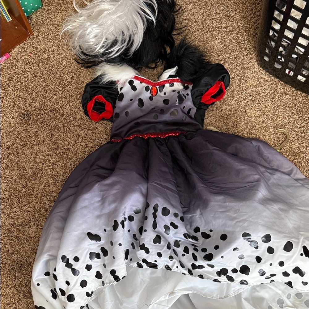 Correla Deville Kids Costume and wig